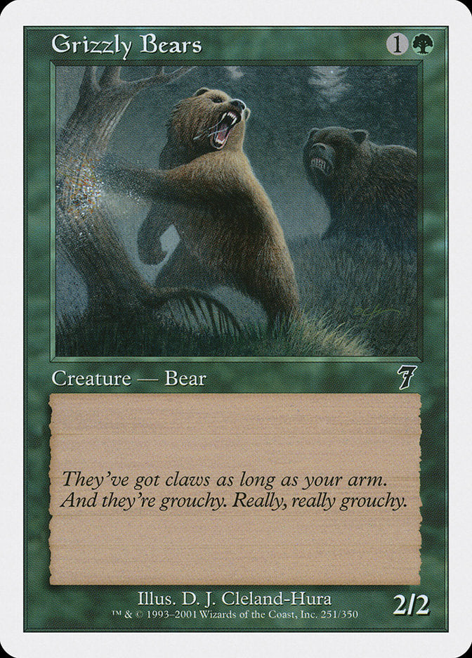 Grizzly Bears [Seventh Edition] | Chromatic Games