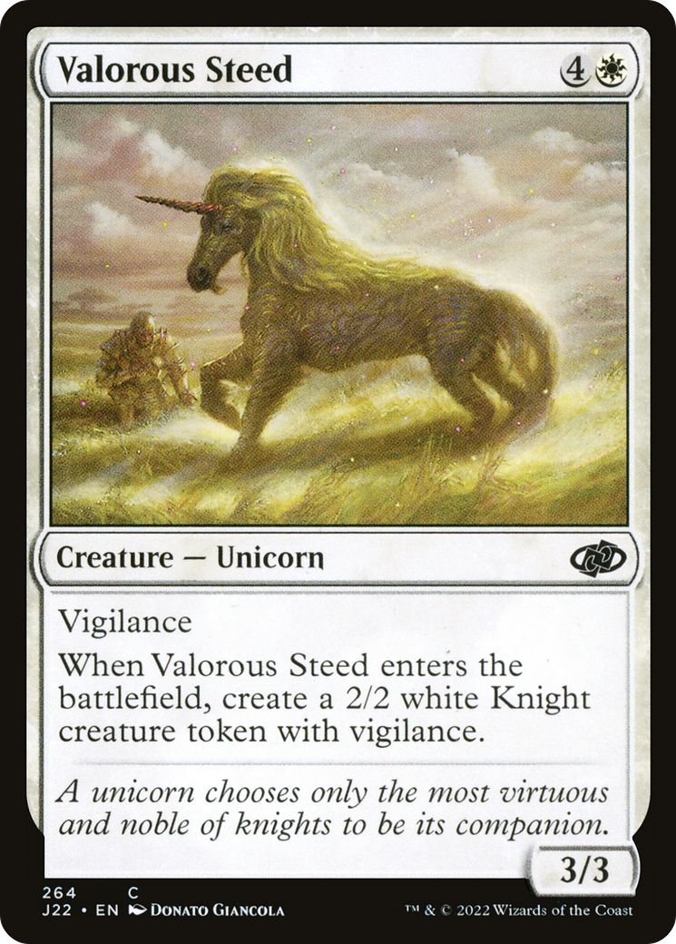 Valorous Steed [Jumpstart 2022] | Chromatic Games