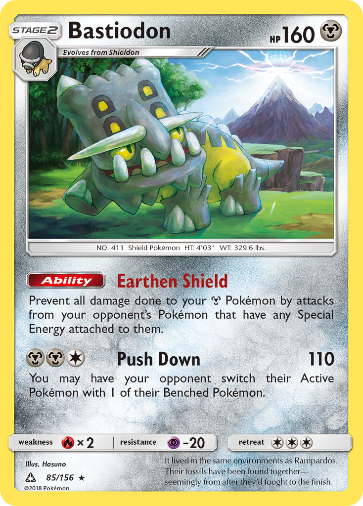 Bastiodon (85/156) [Sun & Moon: Ultra Prism] | Chromatic Games