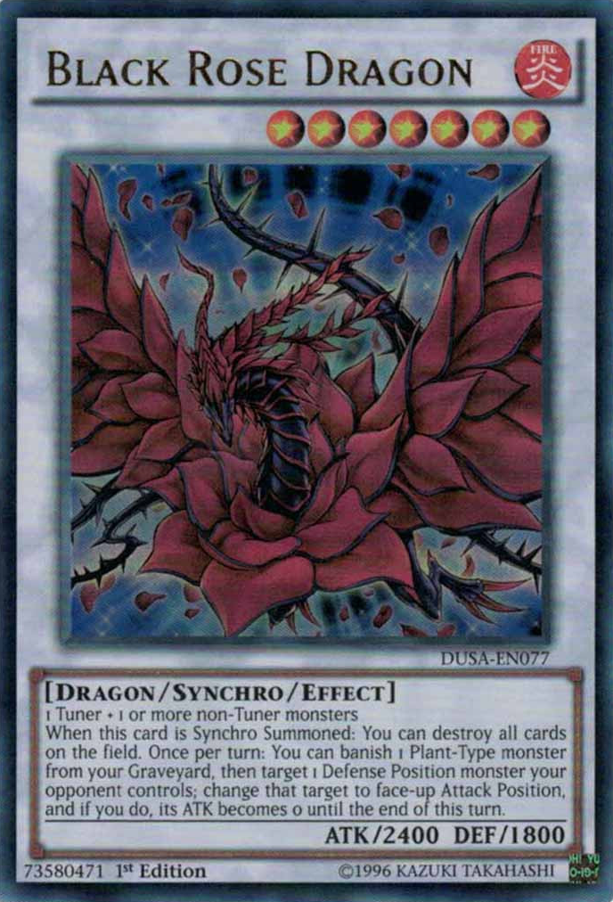 Black Rose Dragon [DUSA-EN077] Ultra Rare | Chromatic Games