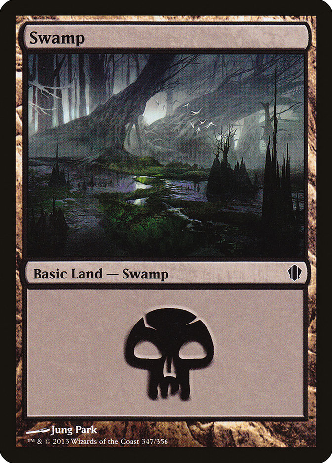 Swamp (347) [Commander 2013] | Chromatic Games