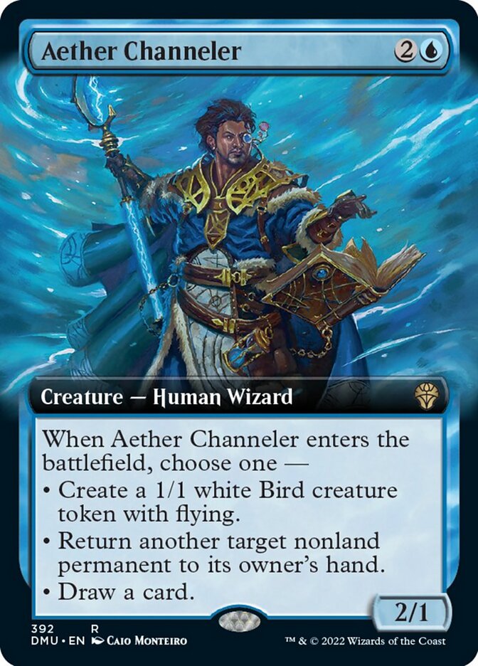 Aether Channeler (Extended Art) [Dominaria United] | Chromatic Games