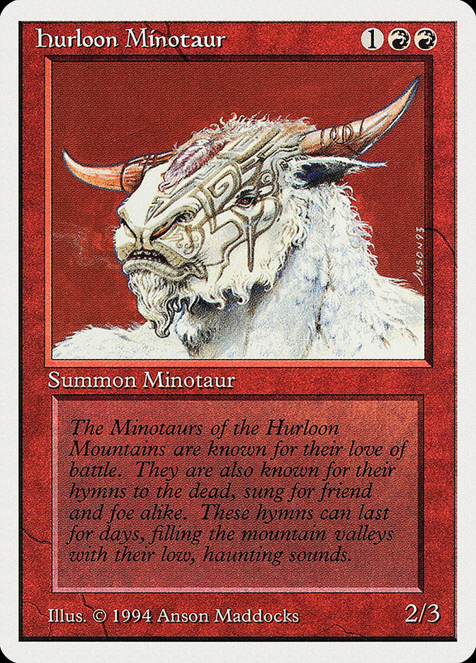 Hurloon Minotaur [Summer Magic / Edgar] | Chromatic Games