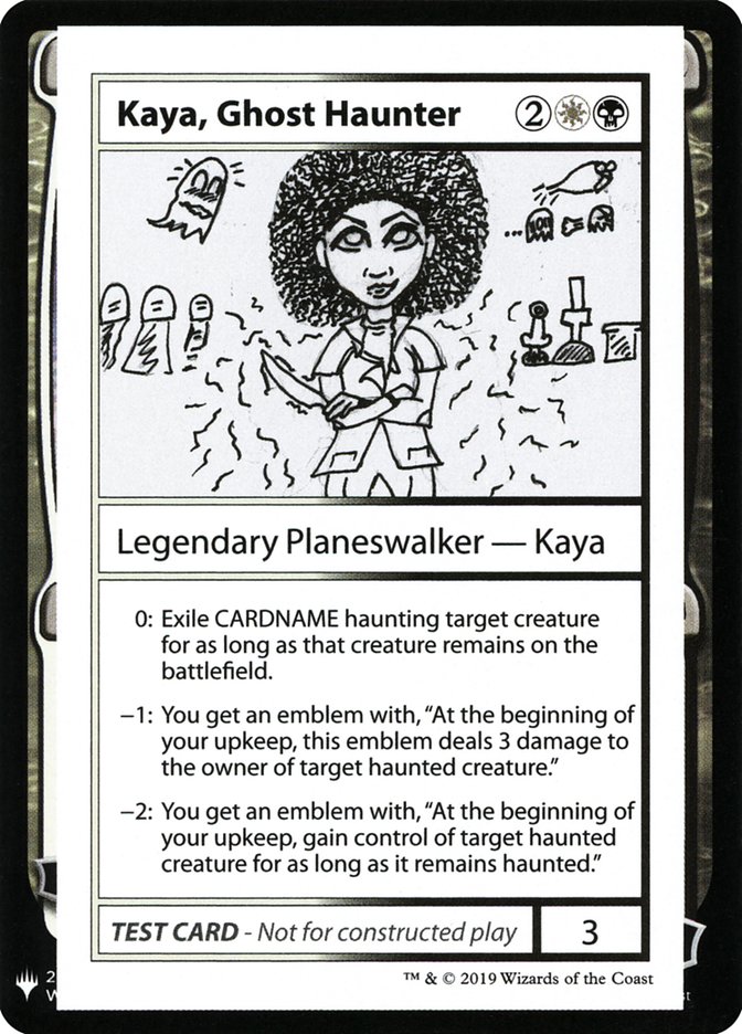 Kaya, Ghost Haunter [Mystery Booster Playtest Cards] | Chromatic Games