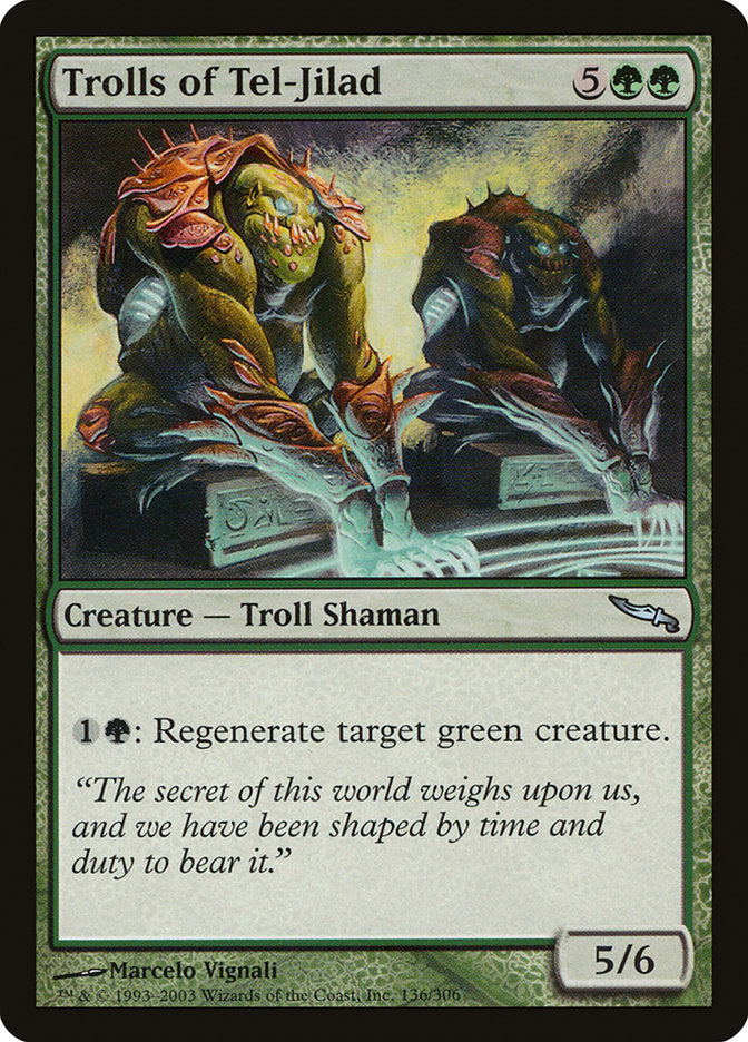 Trolls of Tel-Jilad [Mirrodin] | Chromatic Games