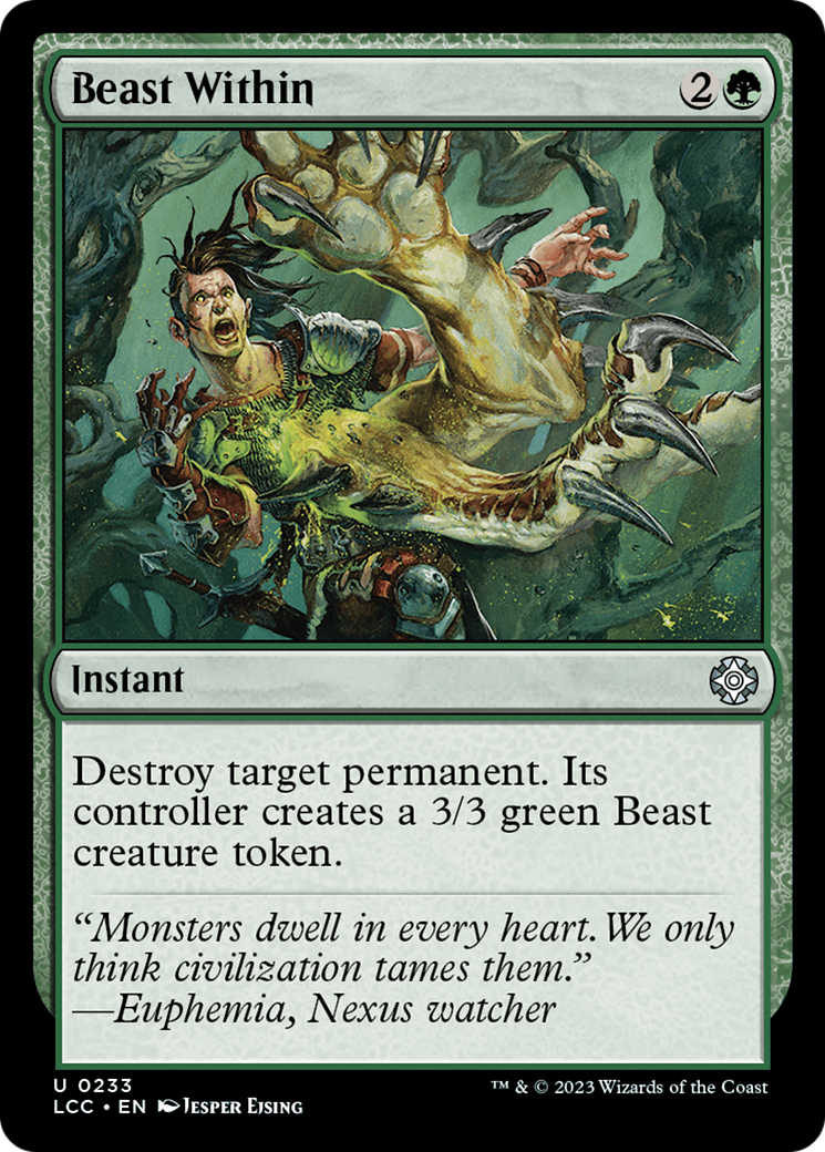 Beast Within [The Lost Caverns of Ixalan Commander] | Chromatic Games