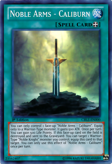 Noble Arms - Caliburn [CBLZ-EN000] Super Rare | Chromatic Games