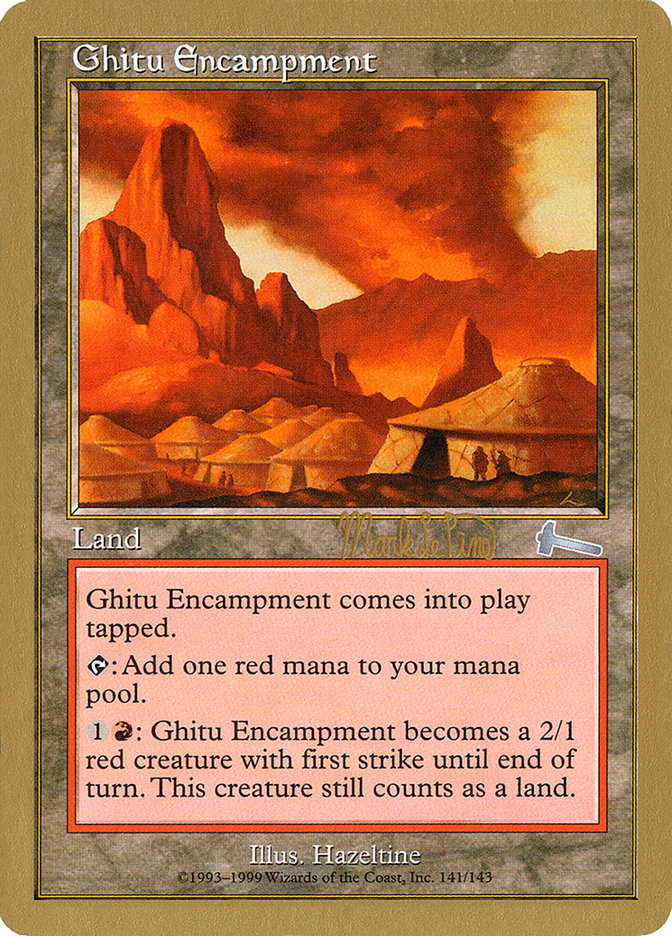 Ghitu Encampment (Mark Le Pine) [World Championship Decks 1999] | Chromatic Games