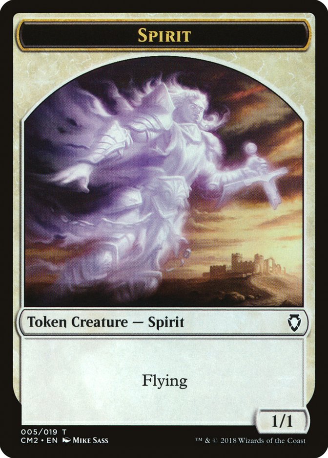 Spirit Token [Commander Anthology Volume II Tokens] | Chromatic Games