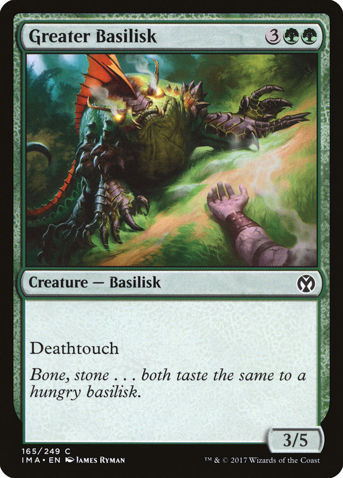 Greater Basilisk [Iconic Masters] | Chromatic Games