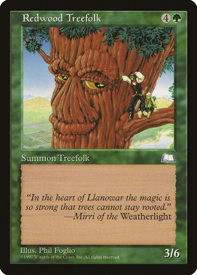 Redwood Treefolk [Weatherlight] | Chromatic Games