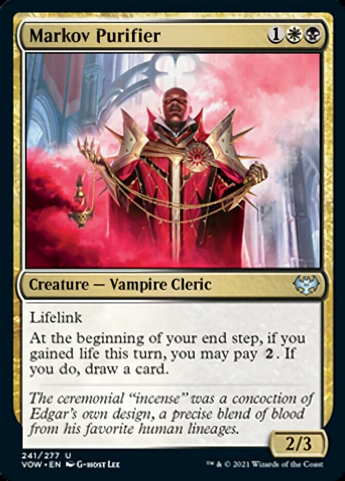 Markov Purifier [Innistrad: Crimson Vow] | Chromatic Games