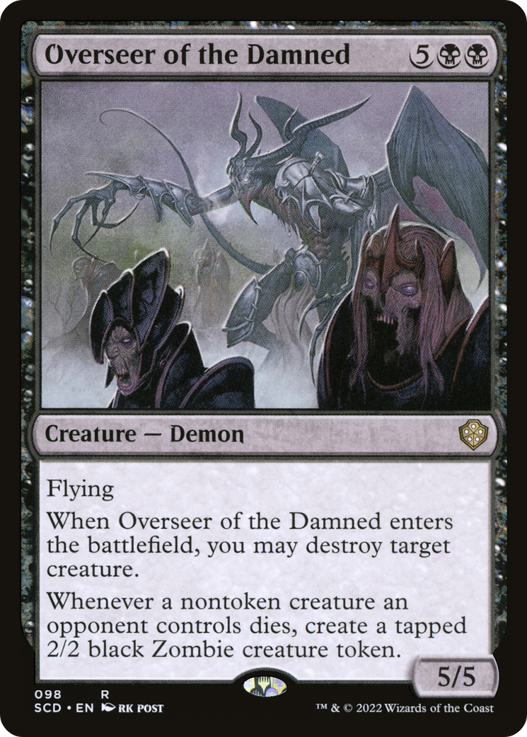 Overseer of the Damned [Starter Commander Decks] | Chromatic Games