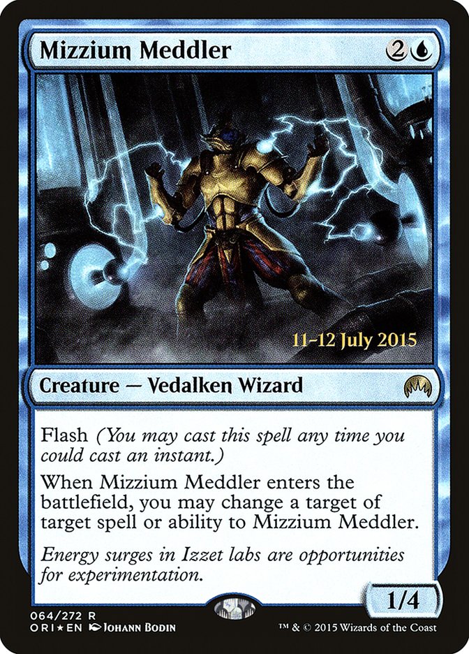 Mizzium Meddler [Magic Origins Prerelease Promos] | Chromatic Games