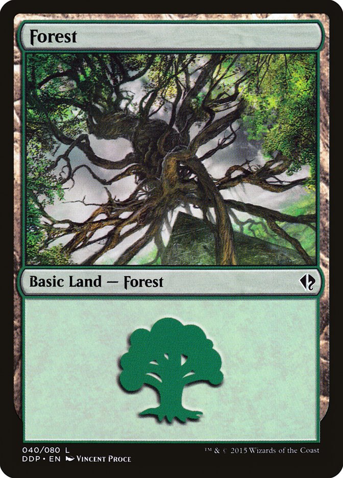 Forest (40) [Duel Decks: Zendikar vs. Eldrazi] | Chromatic Games