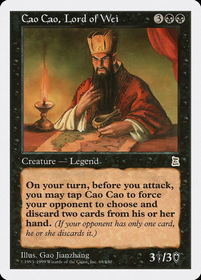 Cao Cao, Lord of Wei [Portal Three Kingdoms] | Chromatic Games