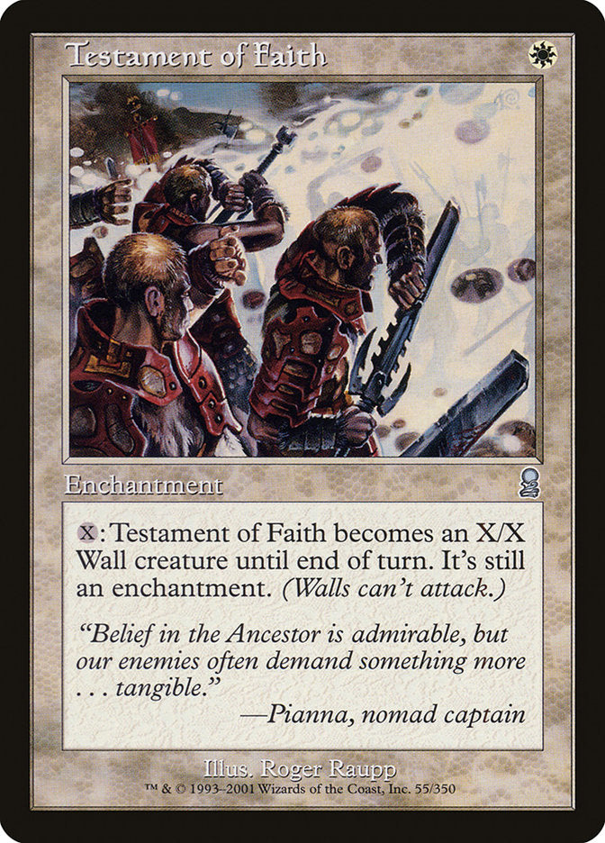 Testament of Faith [Odyssey] | Chromatic Games