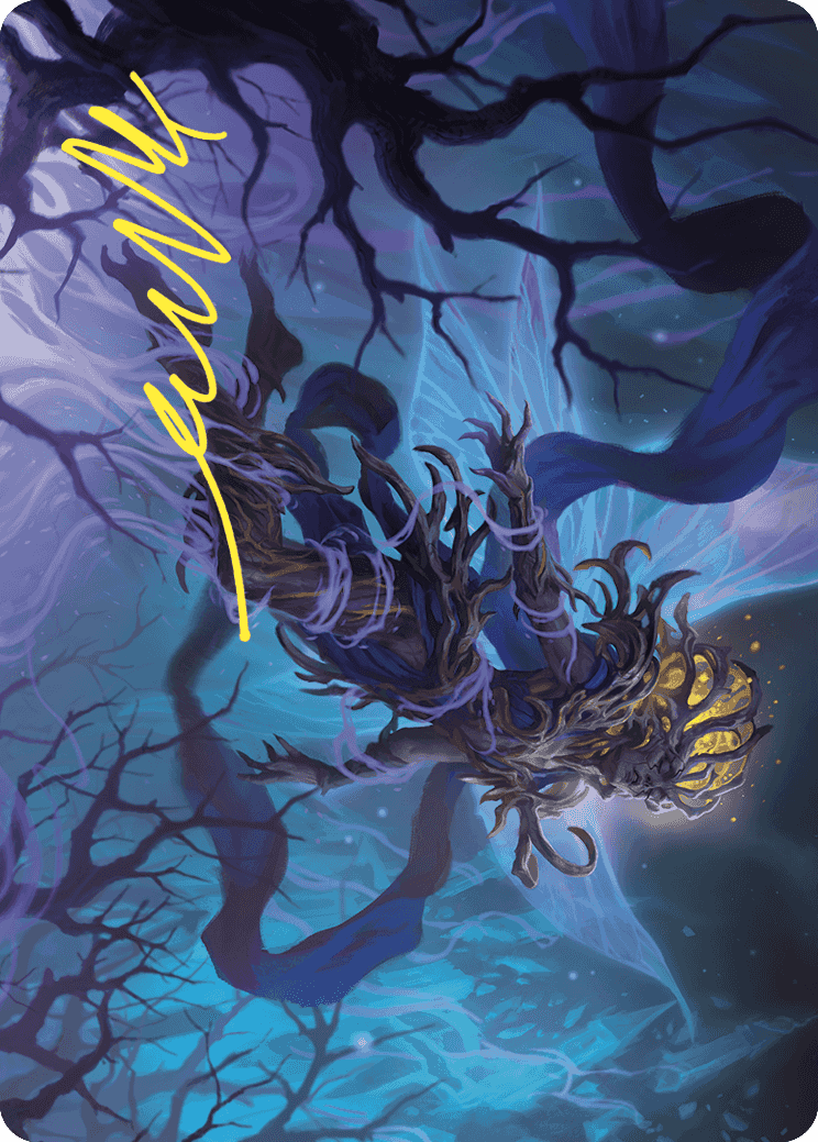 Sleep-Cursed Faerie Art Card (Gold-Stamped Signature) [Wilds of Eldraine Art Series] | Chromatic Games