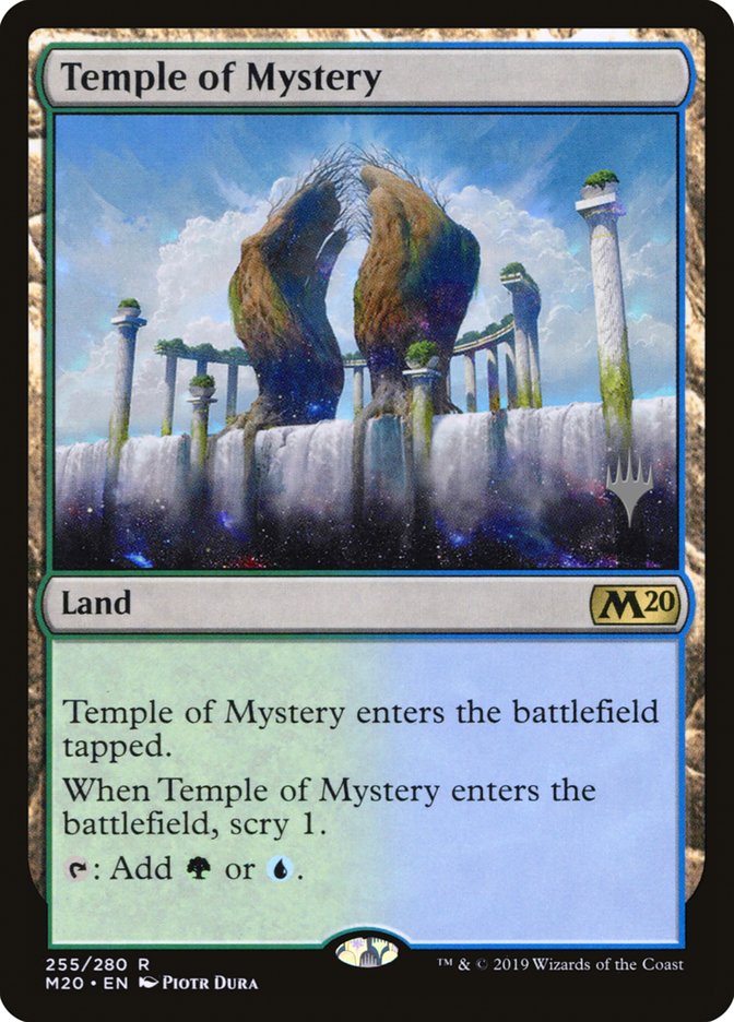 Temple of Mystery (Promo Pack) [Core Set 2020 Promos] | Chromatic Games