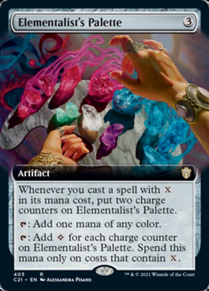 Elementalist's Palette (Extended Art) [Commander 2021] | Chromatic Games