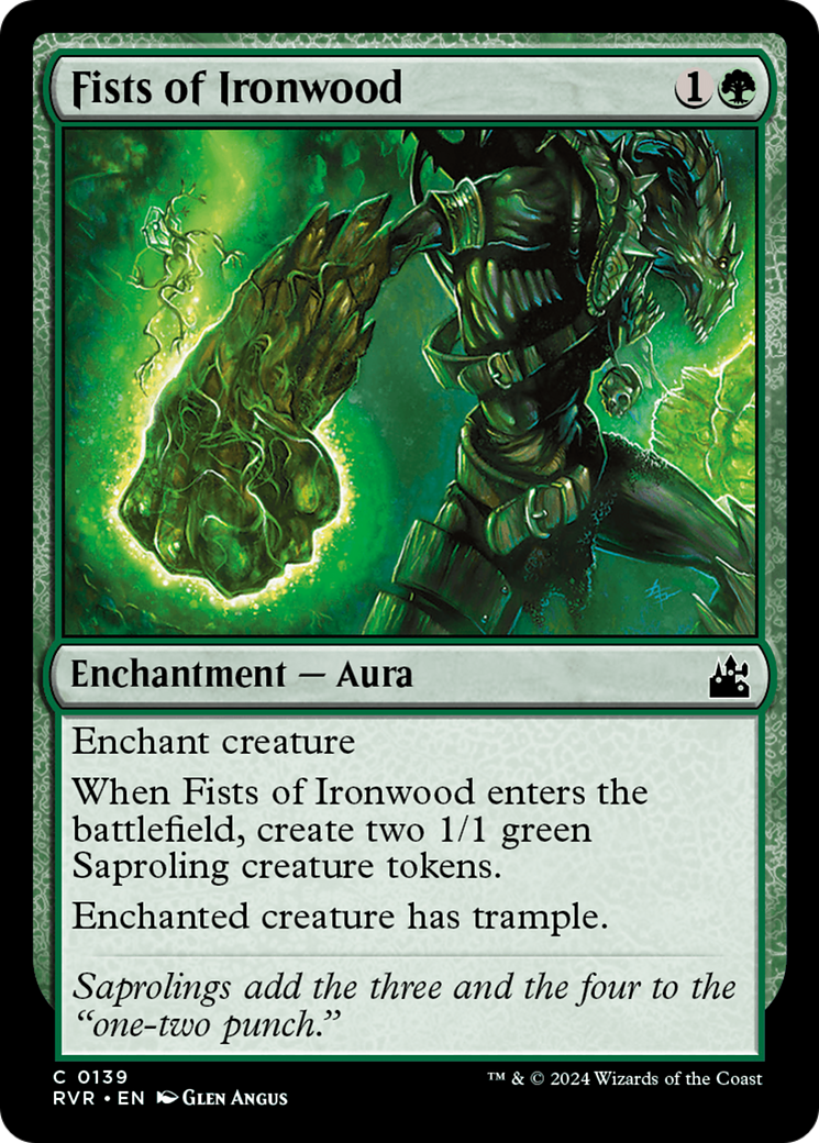 Fists of Ironwood [Ravnica Remastered] | Chromatic Games