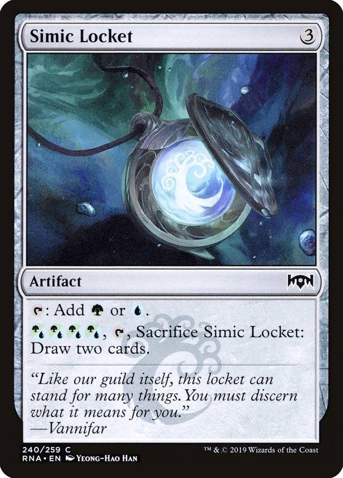 Simic Locket [Ravnica Allegiance] | Chromatic Games