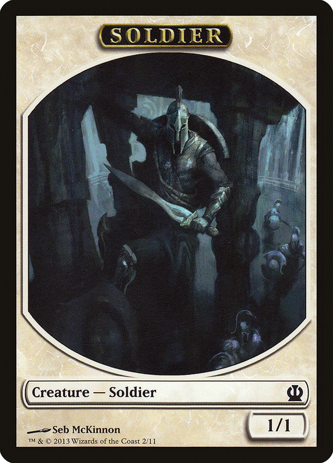 Soldier Token (2/11) [Theros Tokens] | Chromatic Games