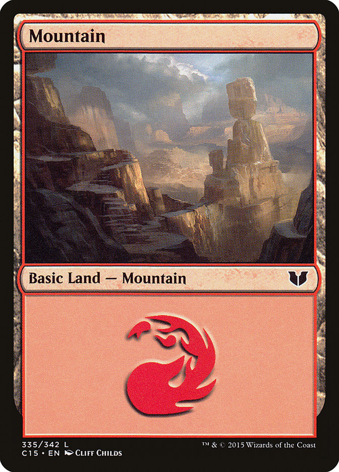 Mountain (335) [Commander 2015] | Chromatic Games