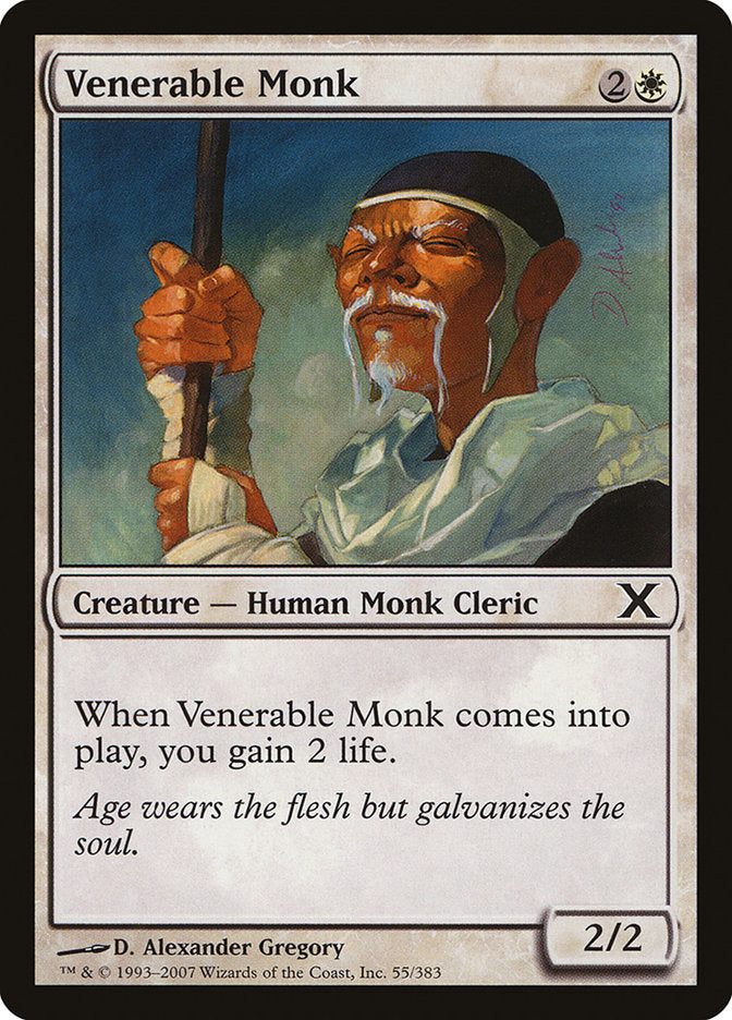 Venerable Monk [Tenth Edition] | Chromatic Games