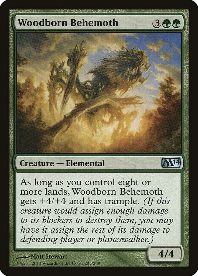 Woodborn Behemoth [Magic 2014] | Chromatic Games