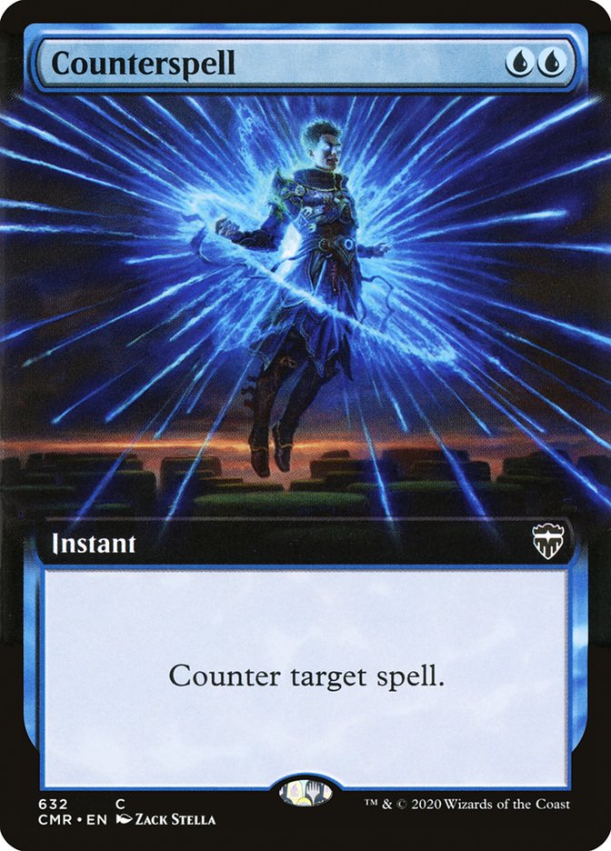 Counterspell (Extended Art) [Commander Legends] | Chromatic Games