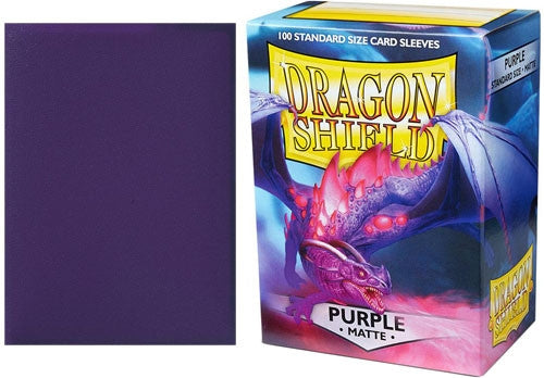 Dragon Shield Matte Sleeves Standard Size Purple | Chromatic Games