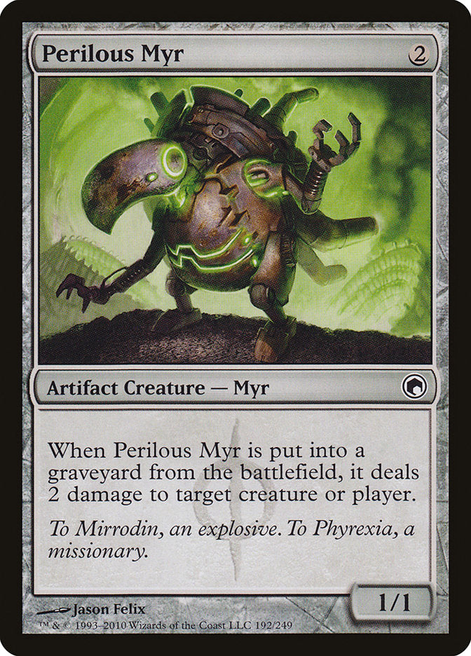 Perilous Myr [Scars of Mirrodin] | Chromatic Games