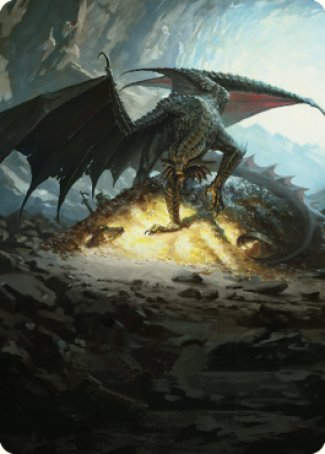 Ancient Copper Dragon Art Card (04) [Commander Legends: Battle for Baldur's Gate Art Series] | Chromatic Games