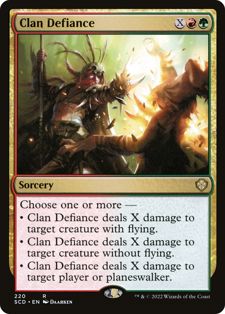 Clan Defiance [Starter Commander Decks] | Chromatic Games