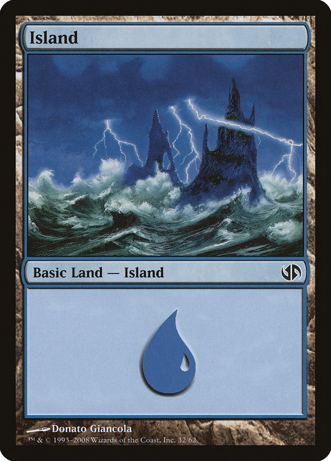 Island (32) [Duel Decks: Jace vs. Chandra] | Chromatic Games