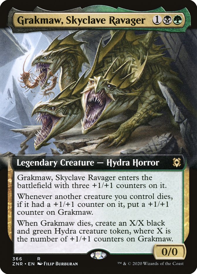 Grakmaw, Skyclave Ravager (Extended Art) [Zendikar Rising] | Chromatic Games