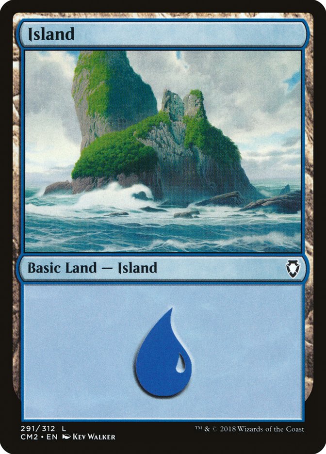 Island (291) [Commander Anthology Volume II] | Chromatic Games