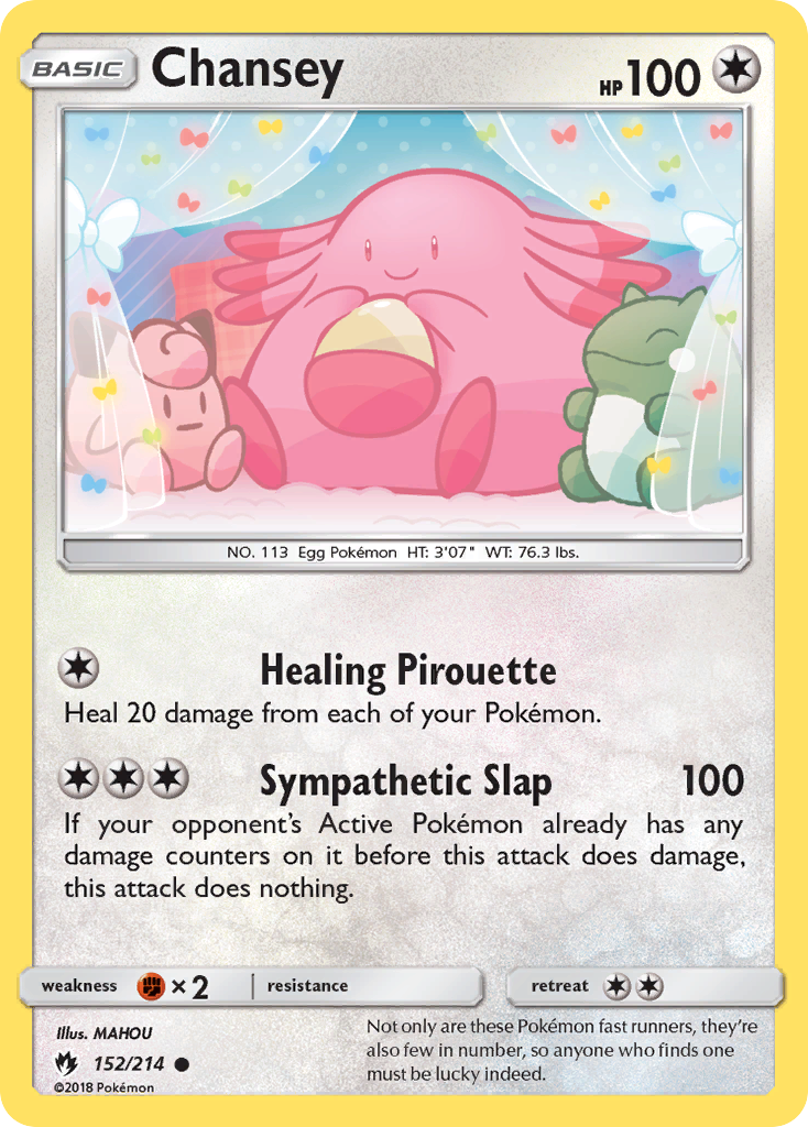 Chansey (152/214) [Sun & Moon: Lost Thunder] | Chromatic Games