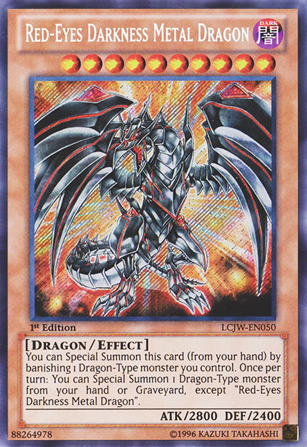 Red-Eyes Darkness Metal Dragon [LCJW-EN050] Secret Rare | Chromatic Games