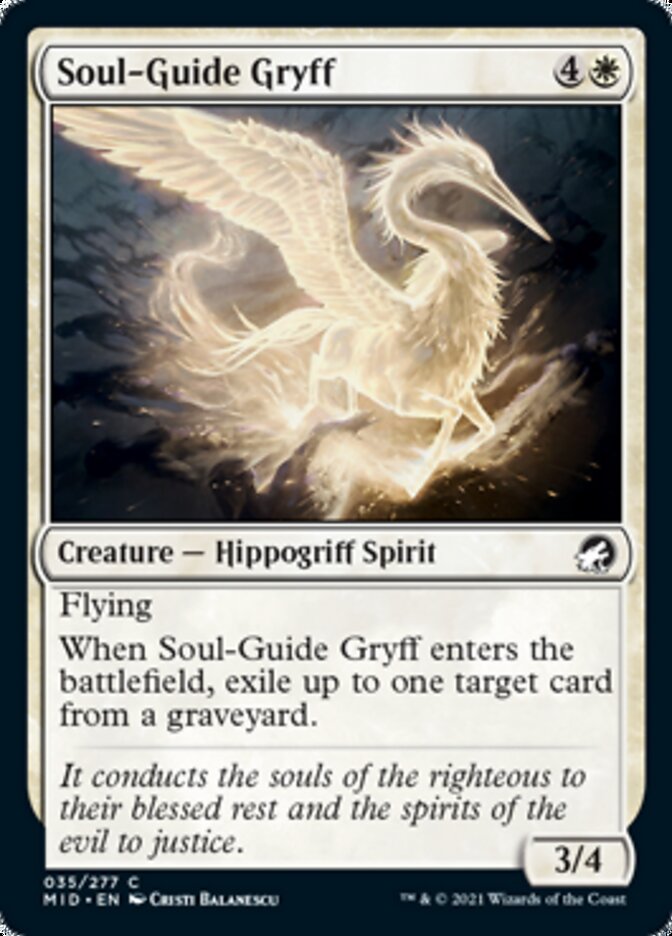 Soul-Guide Gryff [Innistrad: Midnight Hunt] | Chromatic Games