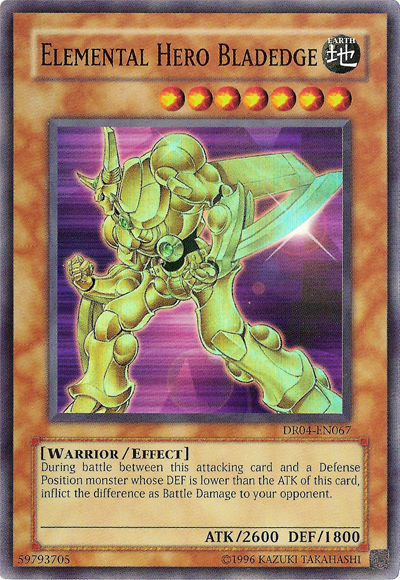 Elemental Hero Bladedge [DR04-EN067] Super Rare | Chromatic Games