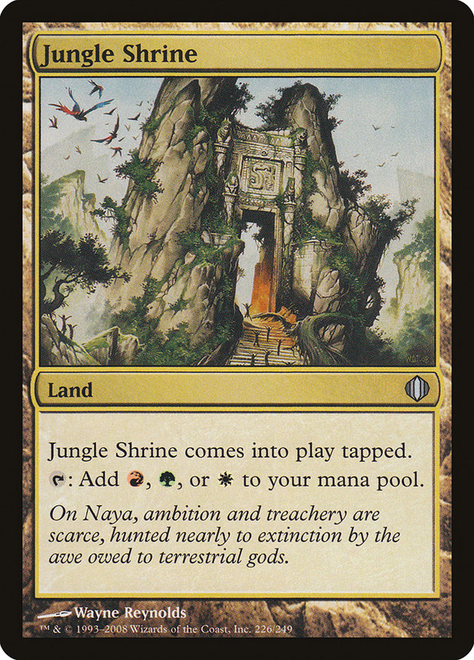 Jungle Shrine [Shards of Alara] | Chromatic Games