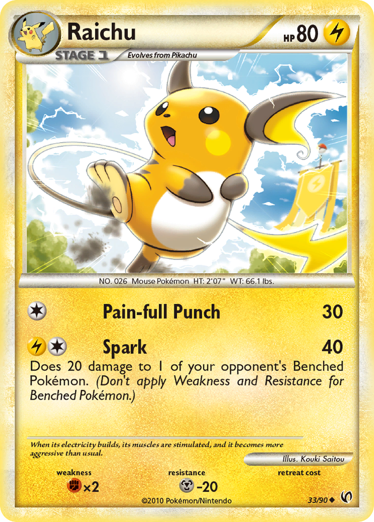 Raichu [HS—Undaunted] | Chromatic Games