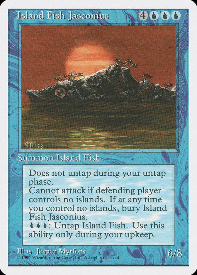 Island Fish Jasconius [Fourth Edition] | Chromatic Games
