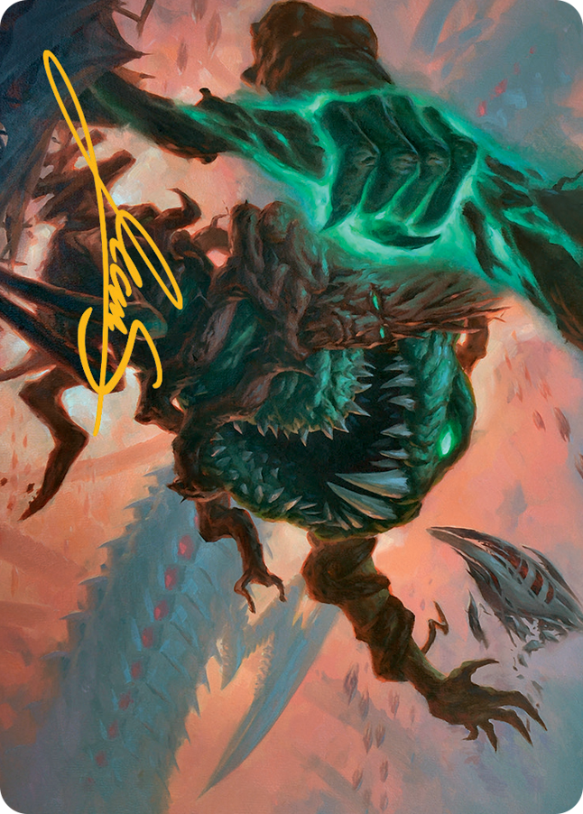 Yargle and Multani Art Card (Gold-Stamped Signature) [March of the Machine Art Series] | Chromatic Games