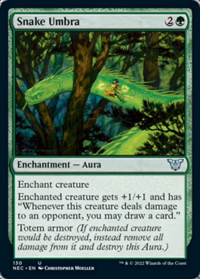 Snake Umbra [Kamigawa: Neon Dynasty Commander] | Chromatic Games