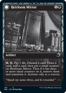 Heirloom Mirror // Inherited Fiend [Innistrad: Double Feature] | Chromatic Games