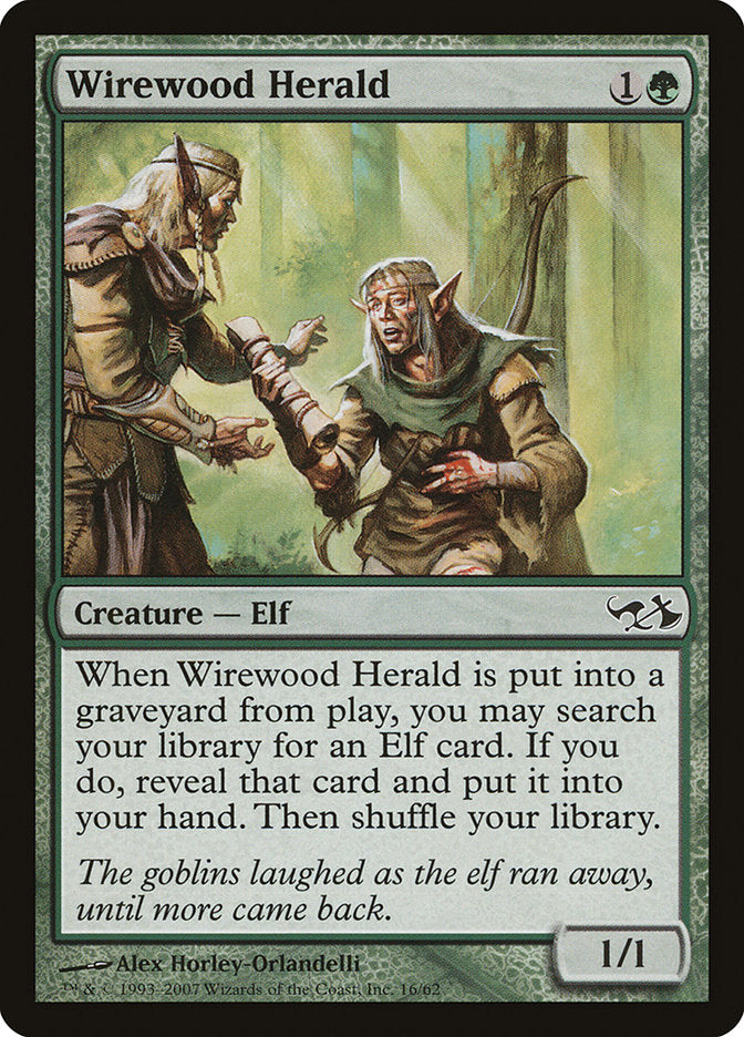 Wirewood Herald [Duel Decks: Elves vs. Goblins] | Chromatic Games