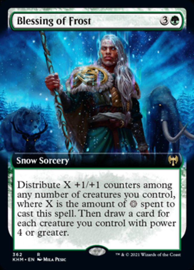 Blessing of Frost (Extended Art) [Kaldheim] | Chromatic Games